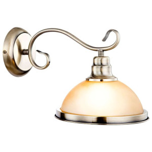 LAMPA ścienna SASSARI 6905-1W Globo klasyczna OPRAWA kinkiet mosiądz burszt