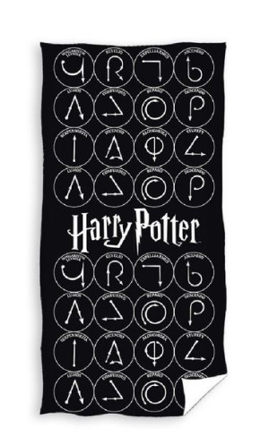 Ręcznik bawełniany 70x140 Harry Potter symbole
