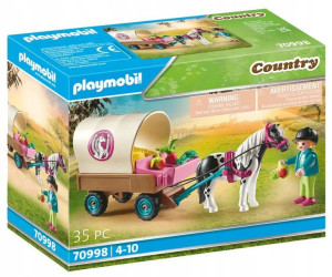 PLAYMOBIL COUNTRY 70998 Bryczka z kucykiem