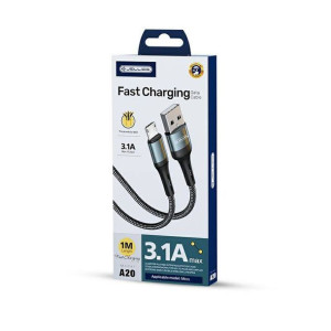 Jellico Usb Kabel - A20 3.1a Micro Usb 1m Czarny