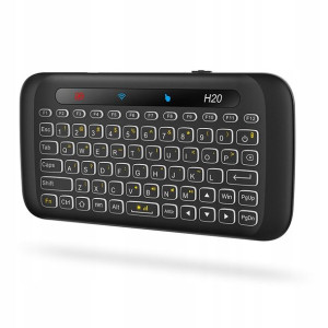 Klawiatura bezprzewodowa H20 mini podświetlana LED