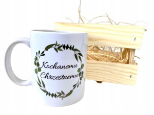 Kubek Dla Chrzestnego Kochanemu Prezent Chrzest