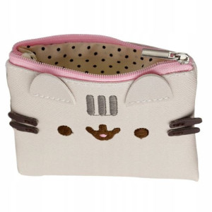 Kot Pusheen Puszin portfelik portmonetka szara