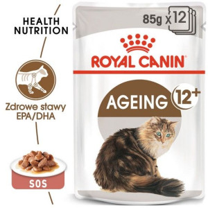 Royal Canin Ageing +12 karma mokra w sosie dla kotów dojrzałych saszetka 85