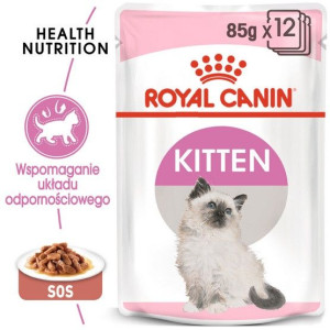 Royal Canin Kitten Instinctive w sosie karma mokra dla kociąt do 12 miesiąc