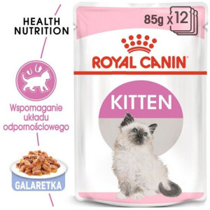 Royal Canin Kitten Instinctive w galaretce karma mokra dla kociąt do 12 mie