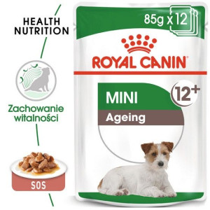 Royal Canin Mini Ageing 12+ karma mokra w sosie dla psów dojrzałych po 12 r
