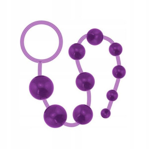 Kulki Gejszy żelowy sznur kulek purple