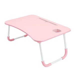 Podstawka pod laptop uniwerslna + uchwyt na kubek FD-6 rózowa