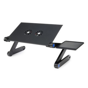 Podstawka pod laptop uniwerslna regulowana + chłodzenie YL-803 czarna