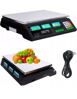 Waga Sklepowa Magazynowa LCD 40KG ELEKTRONICZNA