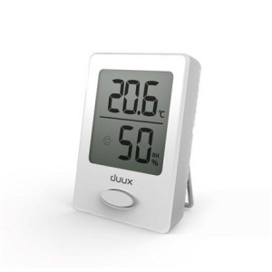Duux Sense Hygrometer + Thermometer, White, Lcd Display