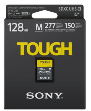 Sony Tough Memory Card Uhs-ii 128 Gb, Micro Sdxc, Flash Memory Class 10