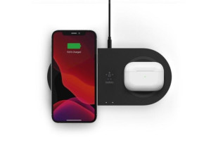 Belkin Wireless Charging Stand With Psu Boost Charge Black
