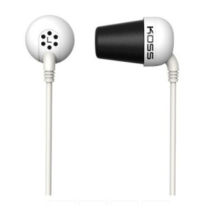 Koss Plug In-ear, 3.5 Mm, White, Noice Canceling,