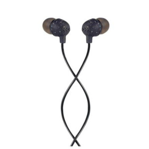 Marley Earbuds Little Bird Built-in Microphone, Black