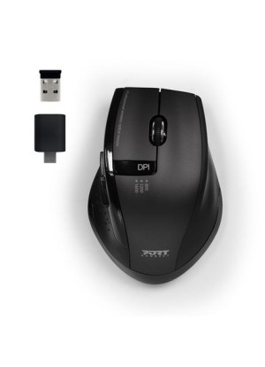 Port Designs Office Silent Mouse 900703 Wireless, Black