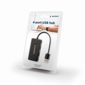 Gembird 4-port Usb Hub Uhb-u2p4-04 Black