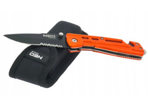 Nóż Ratowniczy Składany *NEO TOOLS* + Pokrowiec
