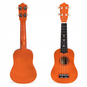 Gitara ukulele dla dzieci drewniana 4 struny nylon