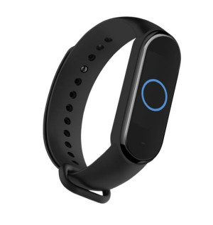Opaska Pasek Do Xiaomi Mi Band 7 / Mi Band 6 / Mi Band 5 Silikon (czarny)