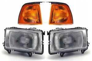 Reflektory + Migacze Audi 80 B3 Sedan 86-91 L+p