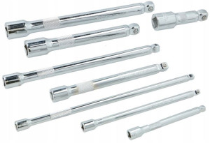 Przedłużki 1/4" 9szt 3/8" 1/2"