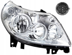 Reflektor Prawy H7+h1 Citroen Jumper 10-