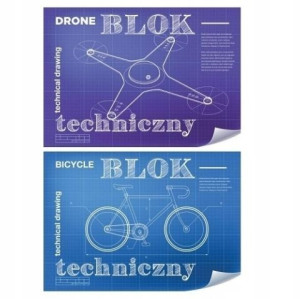 Blok techniczny A4 - biały