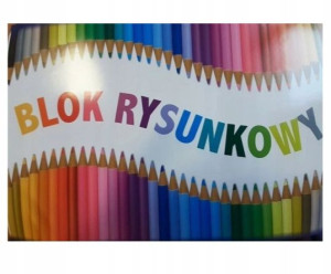 Blok rysunkowy A4 - biały