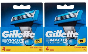 Gillette Mach3 Turbo (8szt)Wkłady Ostrza wymienne