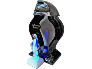 Znicz Syn Synowi Far Czarny Marmur +figurka Led