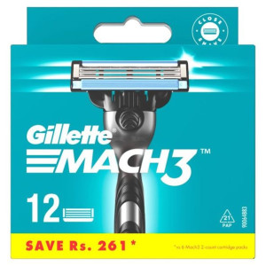 Gillette Mach3 Wkłady Ostrza Wymienne 12szt