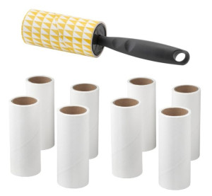 IKEA BASTIS Wałek + 8 Rolek do czyszczenia ubrań