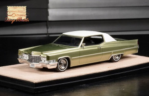 Stamp Cadillac Coupe Deville, 1969, Złoto Shalimar