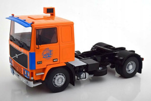 RK Volvo F12 Turbo 6, pomarańczowy/niebieski