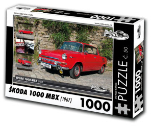Puzzle nr 50 Skoda 1000 MBX, 1967, 1000el.