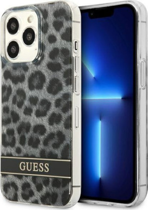 Etui Guess GUHCP13LHSLEOK Apple iPhone 13 Pro szary/grey hardcase Leopard