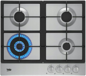 Płyta gazowa BEKO HIAW 64235 SX Żeliwne 60cm Stal