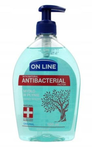 On Line, Antybakteryjne, mydło w płynie, 500ml
