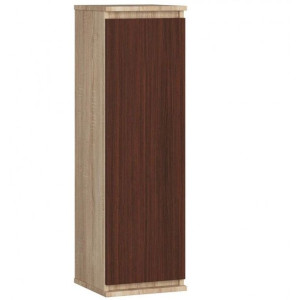 Szafka wisząca, witryna, 30x30x99 cm, dąb sonoma, wenge, mat
