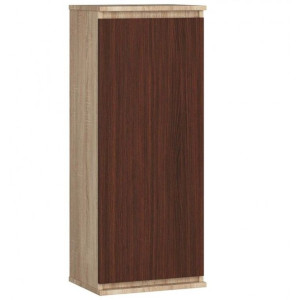 Szafka wisząca, witryna, 40x30x99 cm, dąb sonoma, wenge, mat