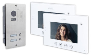 Wideodomofon  2-rodzinny M670W / S602