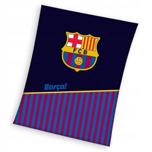Koc 150x200 FC Barcelona Barca Haft Imię z Haftem