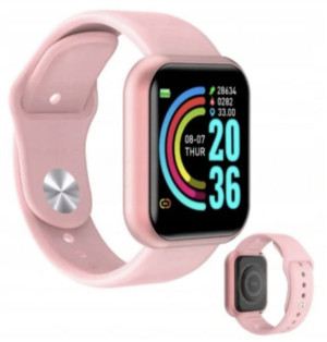 Zegarek L18 Smartwatch Smartband Fit Sen Kroki Fit (różowy)