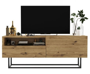 Komoda RTV, półka, loft, enjoy, 120x35x46 cm, dąb artisan, mat