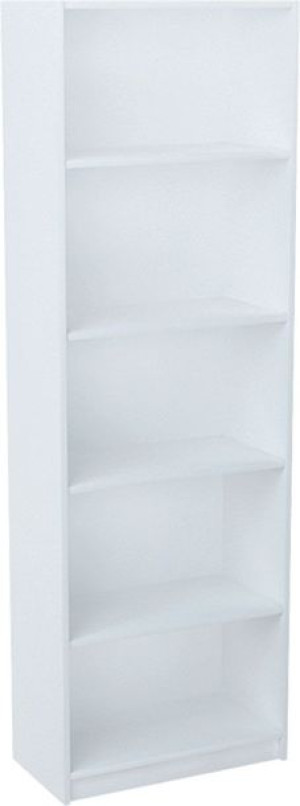 Regał, otwarty, 5 półek, R003, 58x30x176 cm, biel, mat