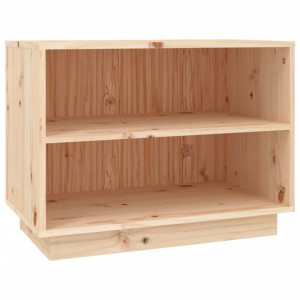 Szafka na buty, 60x34x45 cm, lite drewno sosnowe