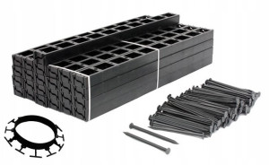 Eko Obrzeże Trawnikowe 58Mm 50 Szt +150 Kotew Bord