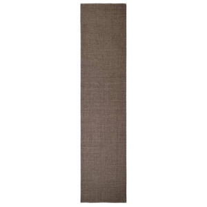 Dywanik, naturalny sizal, 80x350 cm, brązowy